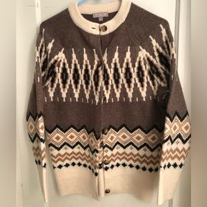 J. Crew fair isle cardigan